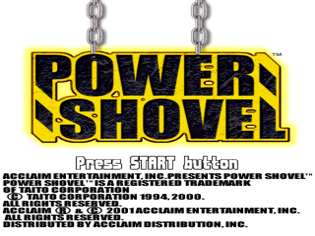 Power Shovel screenshot 3 for Playstation